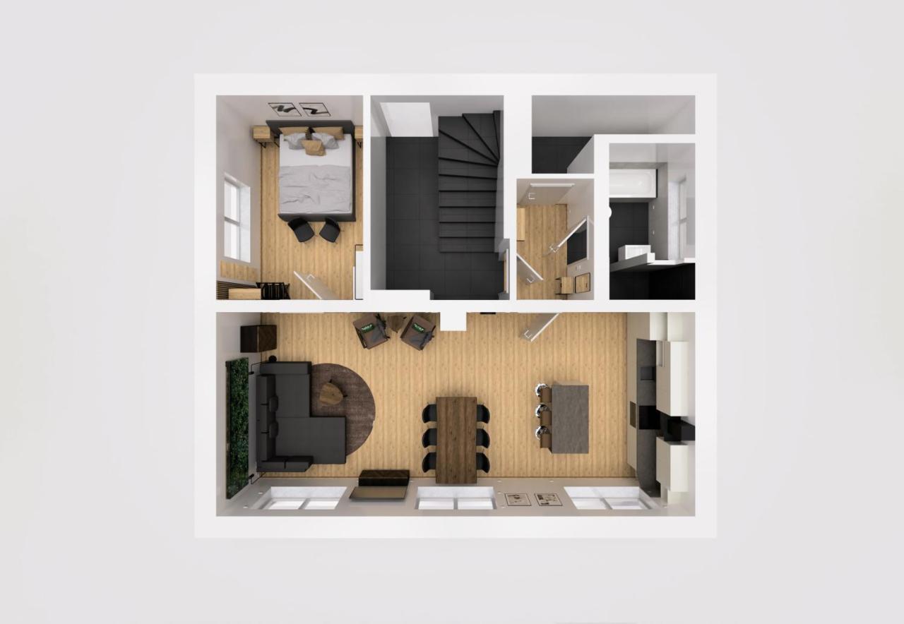 Luxurioese Ferienwohnung In Chemnitz - Apartment B28 Fuer 2 Plus 2 Gaeste Exterior foto
