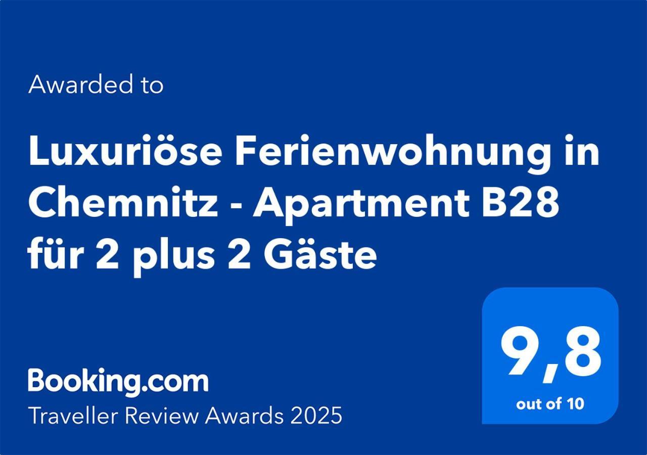 Luxurioese Ferienwohnung In Chemnitz - Apartment B28 Fuer 2 Plus 2 Gaeste Exterior foto